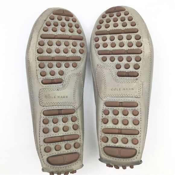 Cole Haan GRANT Canoe Gray Slip On Penny Driving Loafers - Picture 11 of 15